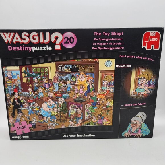 WASGIJ Destiny Puzzle #20 The Toy Shop! 1000 pcs Complete - Picture 1 of 7